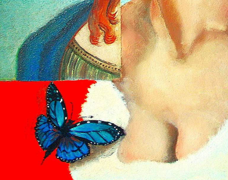 Original Classicism Women Painting by Severino Braccialarghe