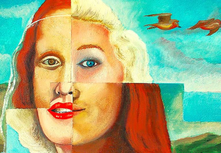 Original Classicism Women Painting by Severino Braccialarghe