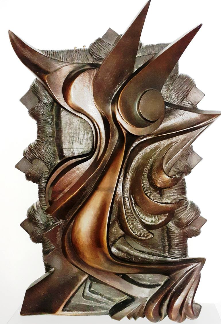 Original Cubism Abstract Sculpture by severino Braccialarghe