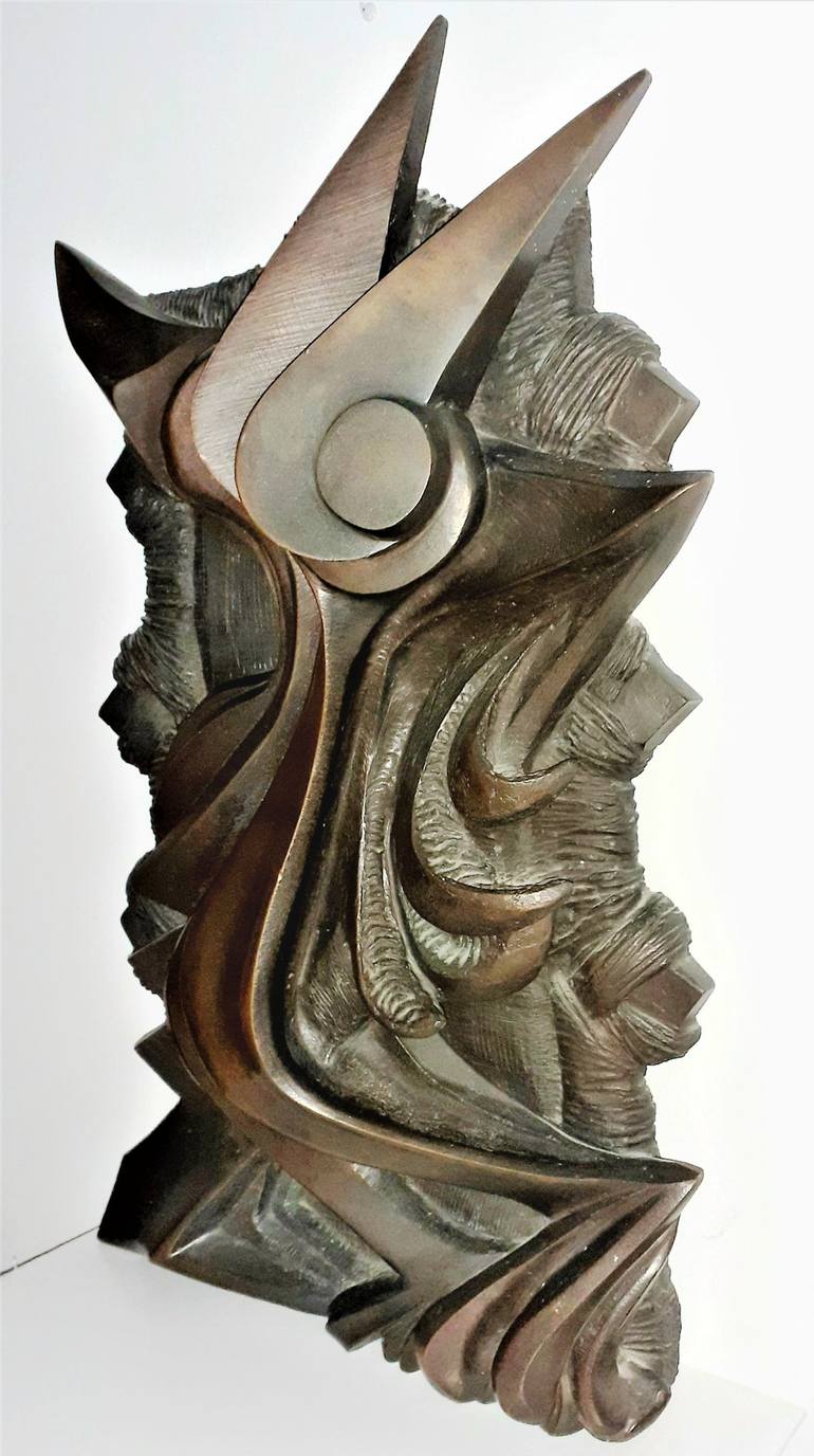 Original Cubism Abstract Sculpture by severino Braccialarghe