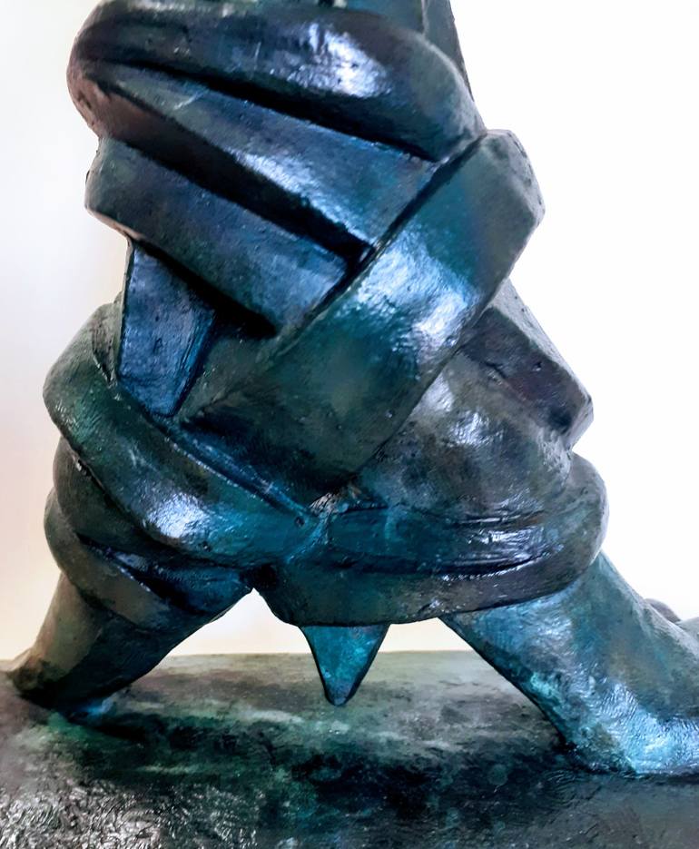 Original Cubism World Culture Sculpture by Severino Braccialarghe