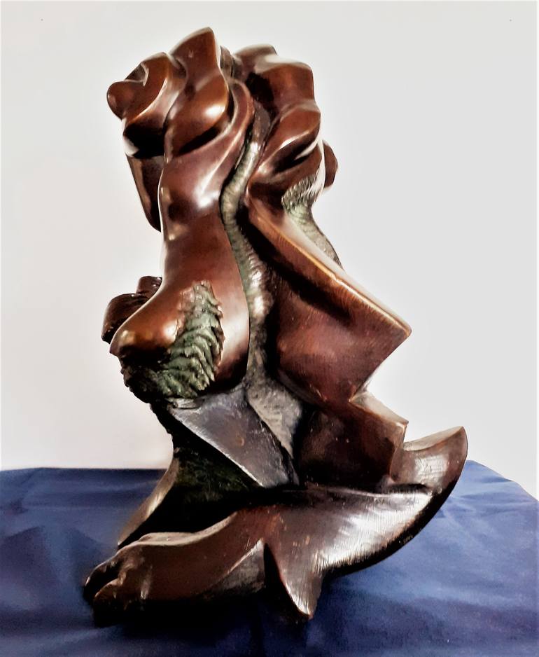 Original Abstract Expressionism Abstract Sculpture by severino Braccialarghe