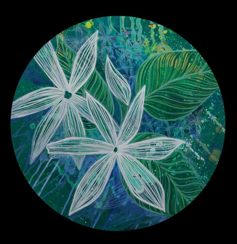Original Contemporary Botanic Painting by Vaninna Baracco