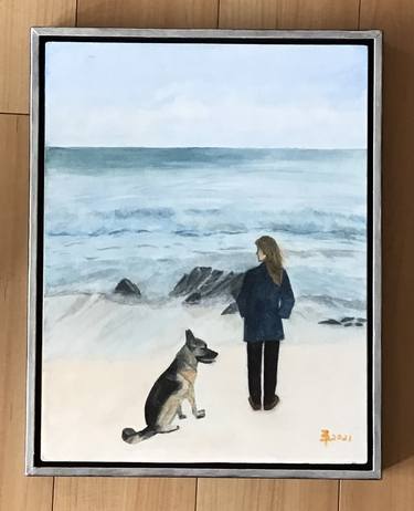 Print of Fine Art Seascape Paintings by Sally Chen