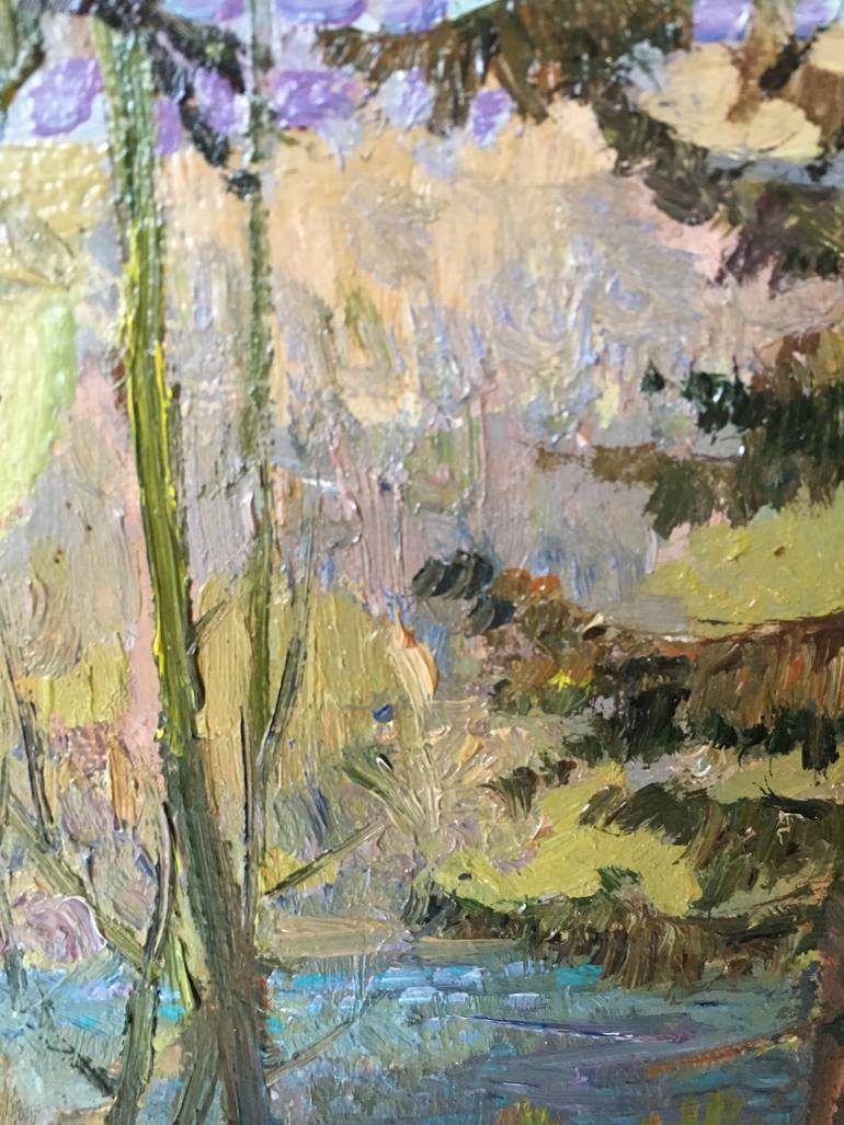 Original Impressionism Landscape Painting by Aleksandr Dubrovskyy