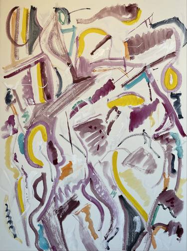 Print of Abstract Expressionism Abstract Paintings by Fedor Deichmann