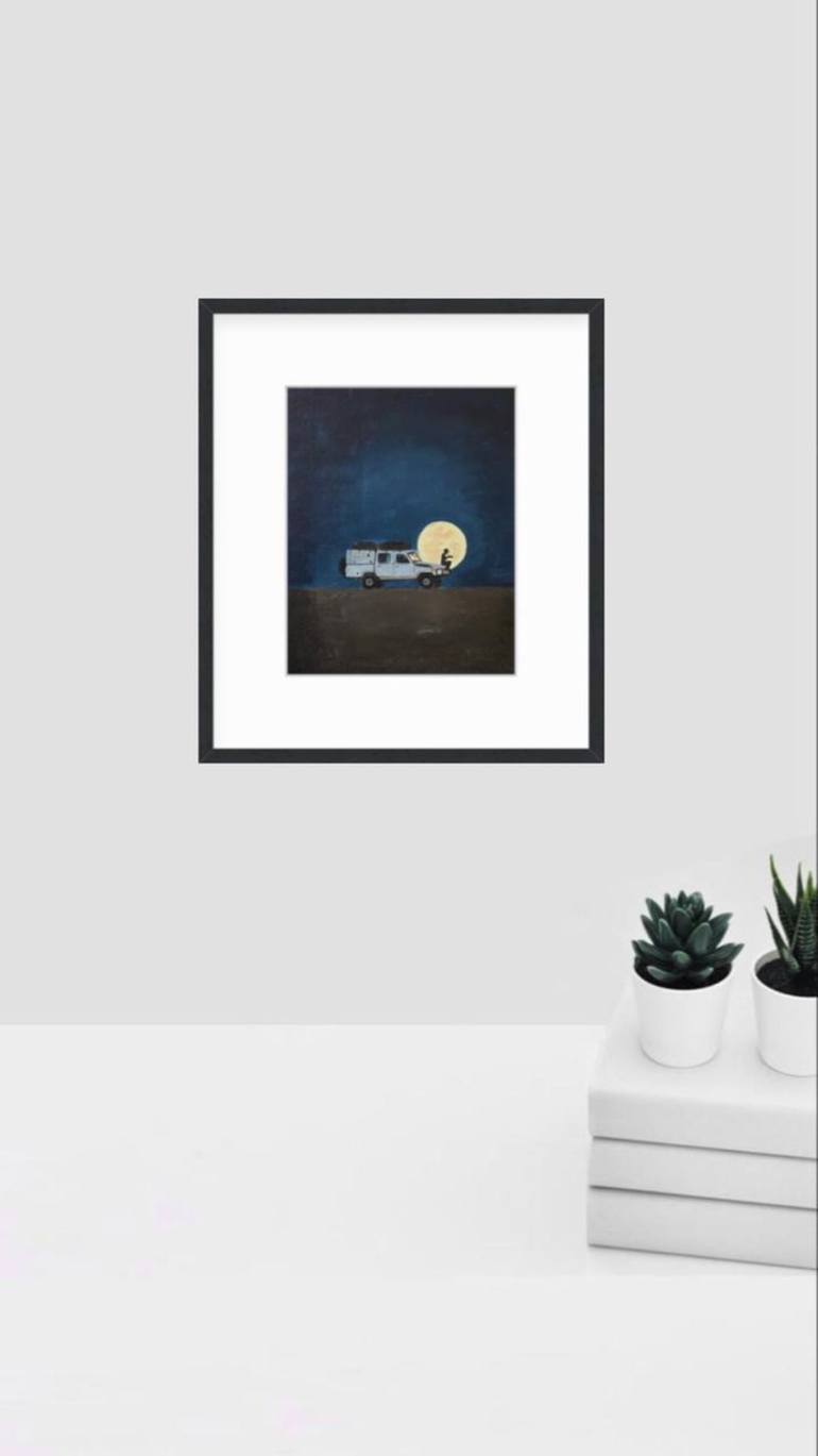 Original Art Deco Abstract Painting by Menahil Arif