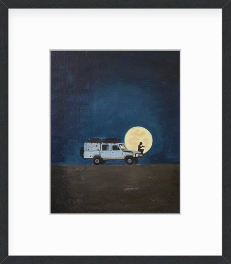 Original Art Deco Abstract Painting by Menahil Arif