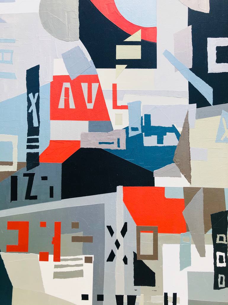 Original Abstract Painting by Nadine Hardy