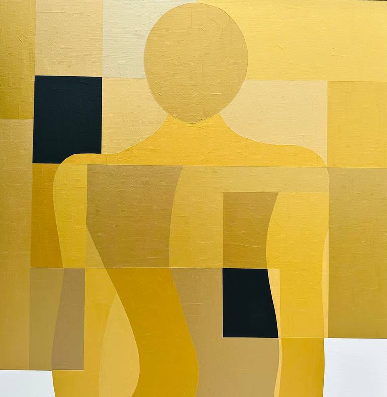 Original Figurative Abstract Painting by Nadine Hardy