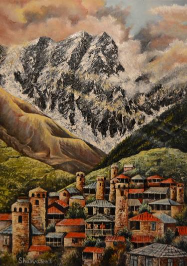 Original Fine Art Landscape Paintings by kakha Shalvashvili