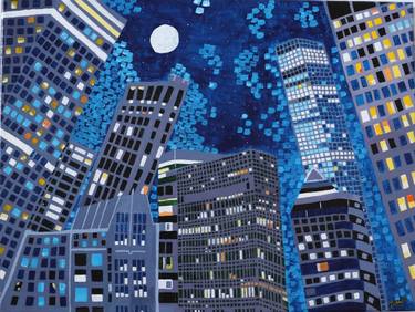 Print of Expressionism Cities Paintings by Tanja Momcilovic