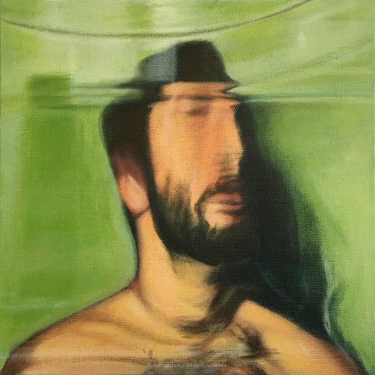 Original Contemporary Portrait Painting by Rudolf Cuchkin