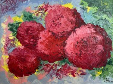Print of Floral Paintings by Olga Astri