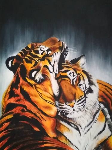 Print of Fine Art Animal Paintings by Olga Astri