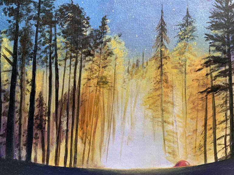 Original Landscape Painting by Olga Astri