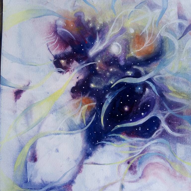Original Abstract Expressionism Abstract Painting by Boram Kim