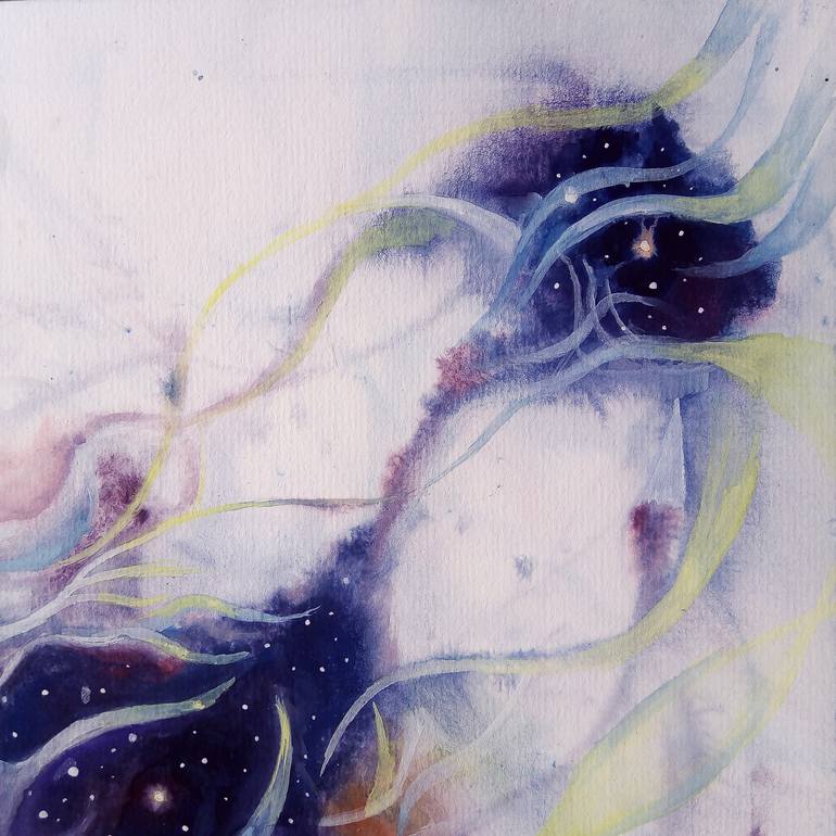 Original Abstract Expressionism Abstract Painting by Boram Kim