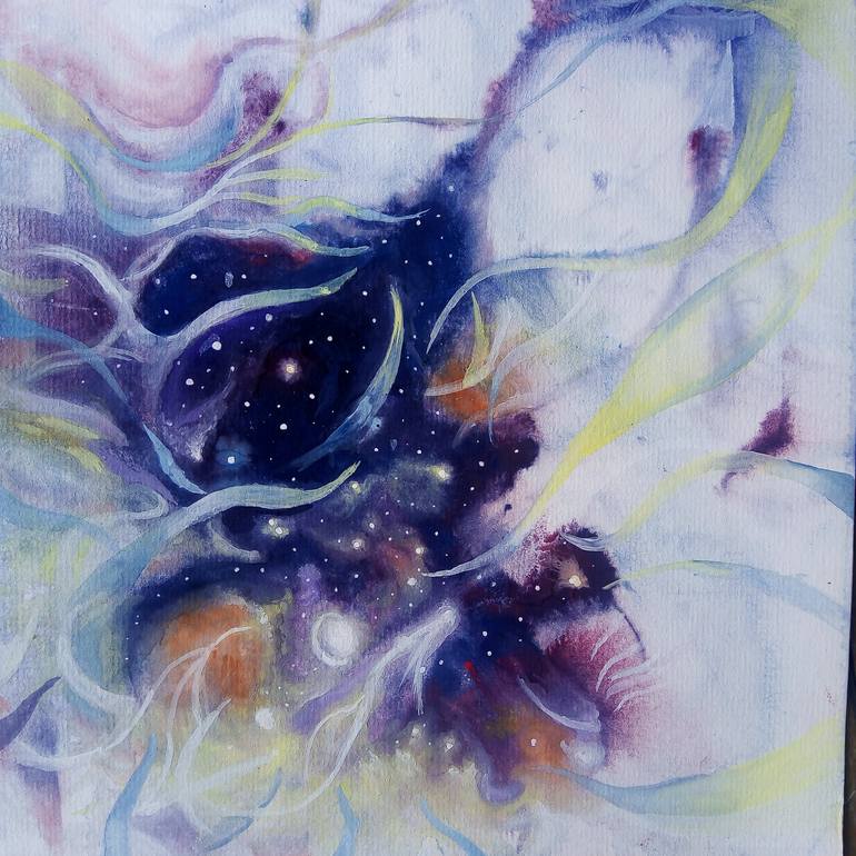 Original Abstract Expressionism Abstract Painting by Boram Kim