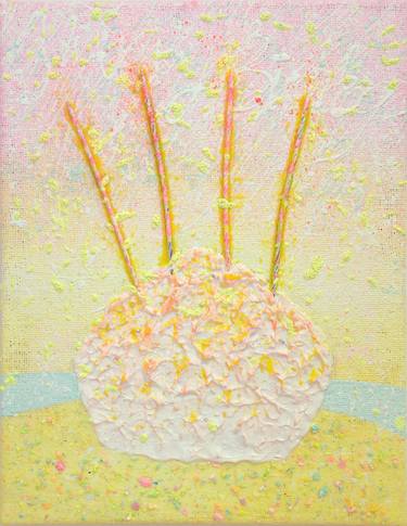 Original Abstract Food & Drink Paintings by Sojung Kim