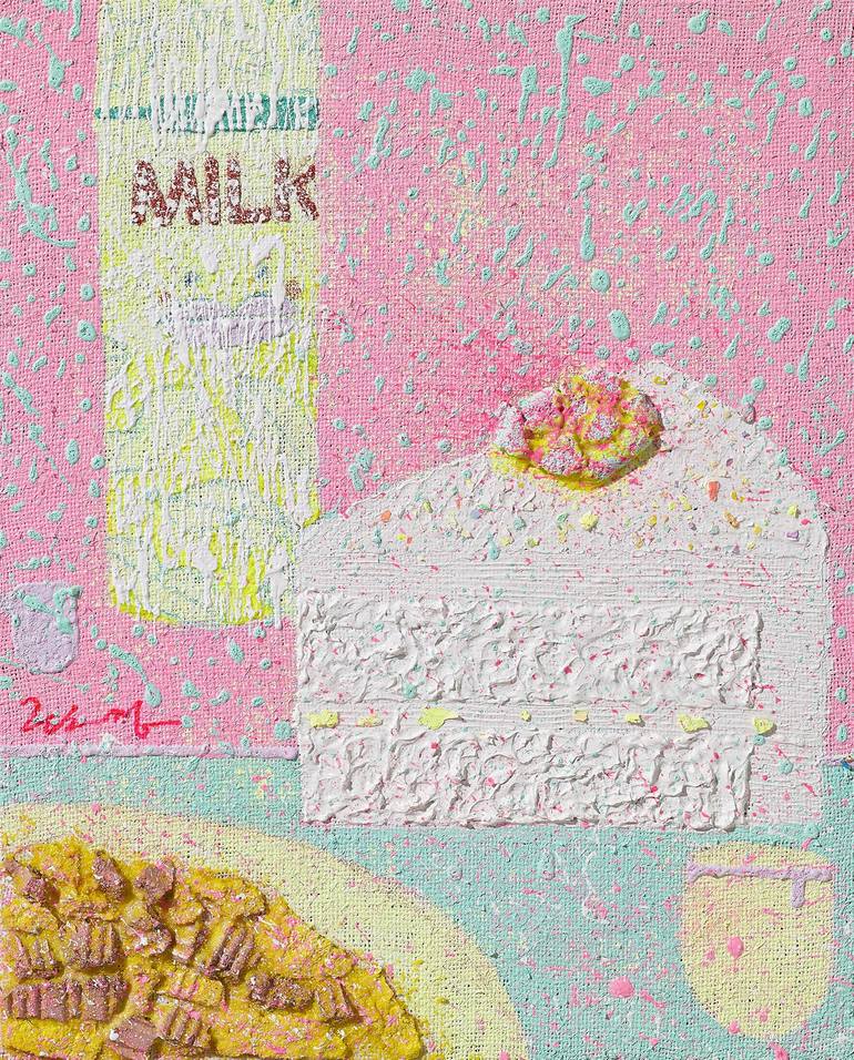 Print of Abstract Food & Drink Paintings by Sojung Kim