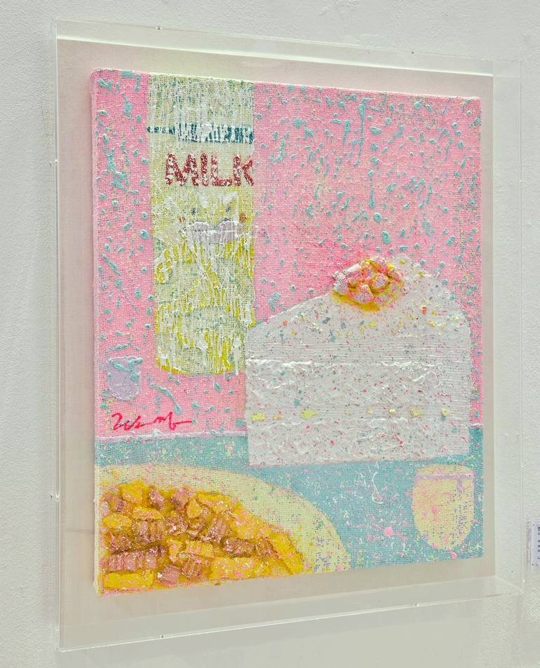 Original Abstract Food & Drink Painting by Sojung Kim
