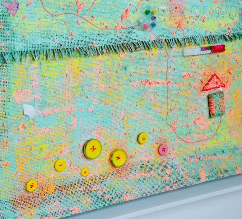 Original Modernism Abstract Painting by Sojung Kim