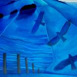 Flight Over the Downs by Annie Taylor