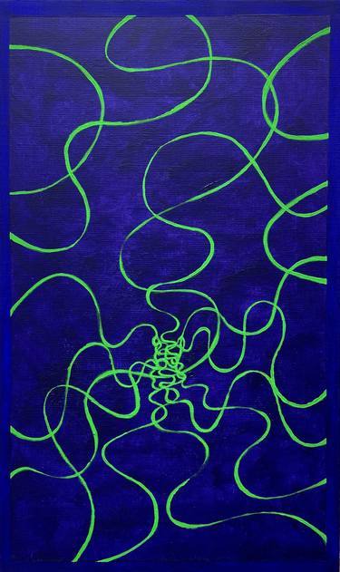 Original Contemporary Patterns Painting by Shawn Oh