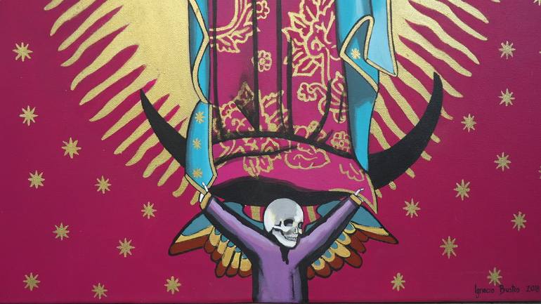 Original Figurative Religion Painting by Ignacio Aramburu 