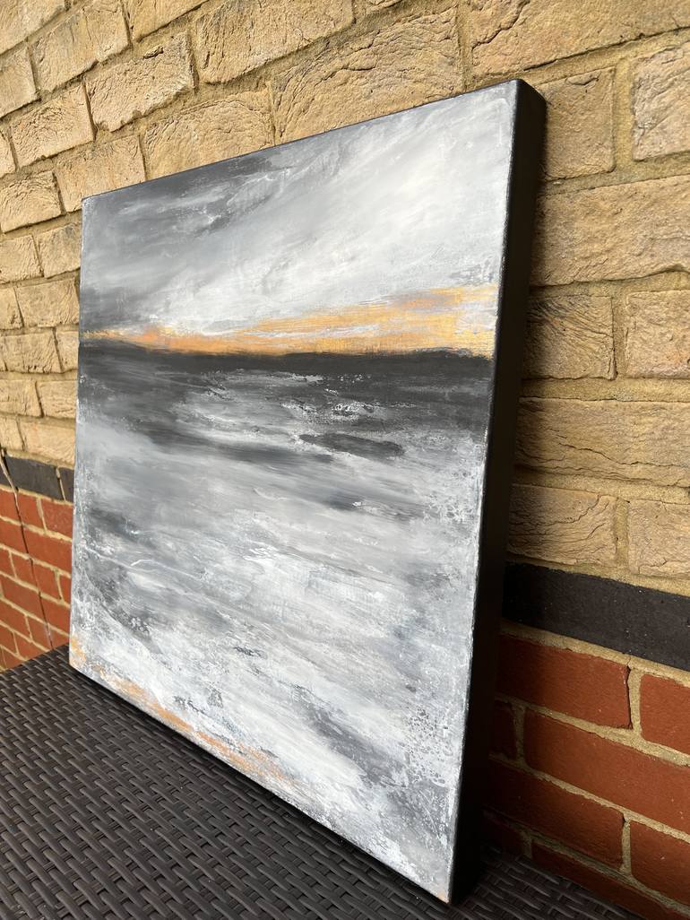 Original Abstract Seascape Painting by Elena Hyams