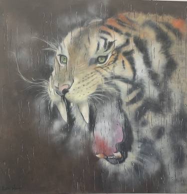 Print of Figurative Cats Paintings by Elena Hyams