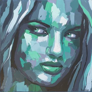 Original Figurative Portrait Paintings by Elena Hyams