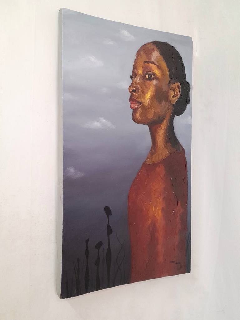 Original People Painting by Divine Favour Ogbonna