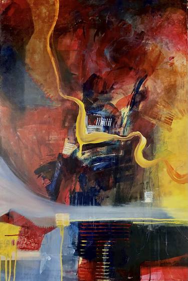 Original Abstract Expressionism Abstract Paintings by Nazish Arts