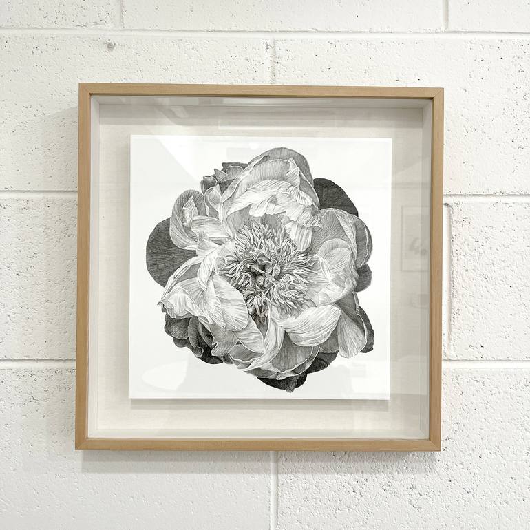 Original Illustration Floral Drawing by Nahyun Kim