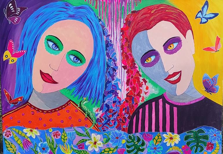 Ocean of love. Life is a flow. Breath of Love. YOU + ME. waterfall