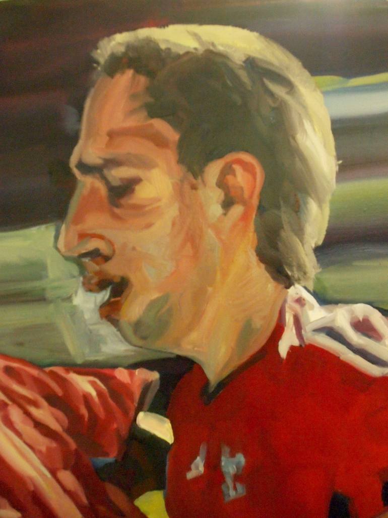 Original Documentary Sport Painting by Romain Héjé