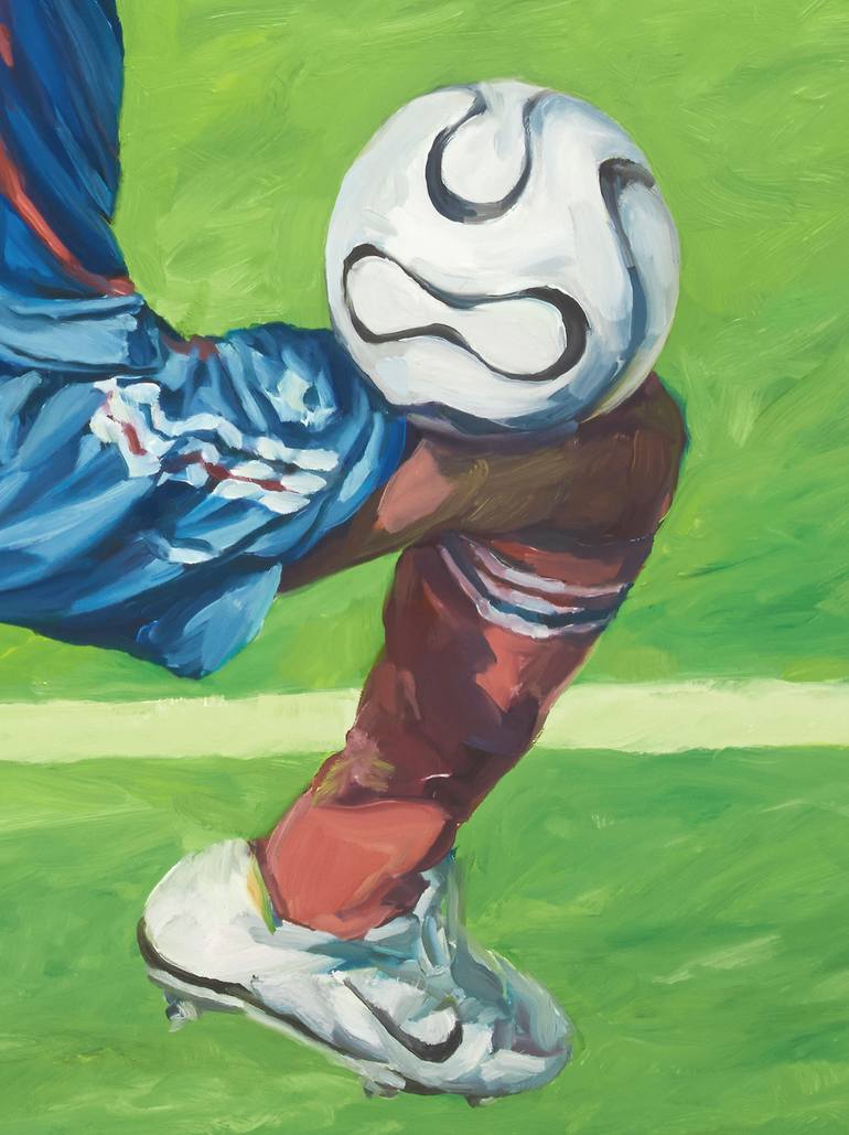 Original Documentary Sports Painting by Romain Héjé
