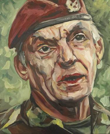 The soldier - 12F - (acryl on canvas). thumb
