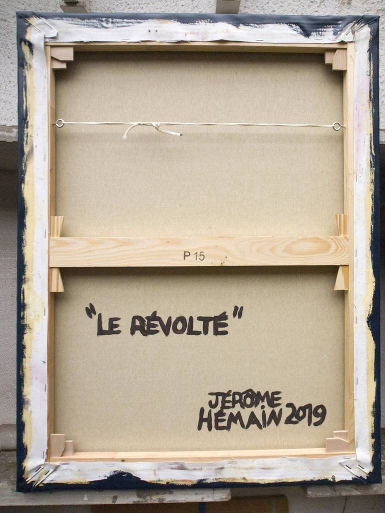 Original Documentary Political Painting by Romain Héjé