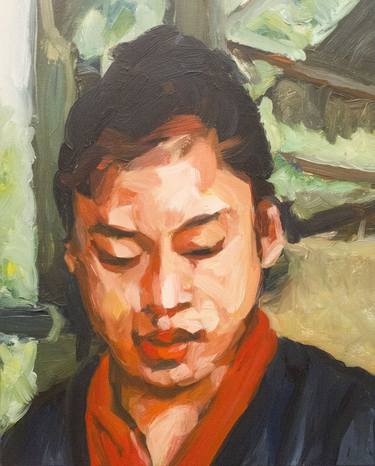 Girl from Laos -8F- (oil on canvas). thumb