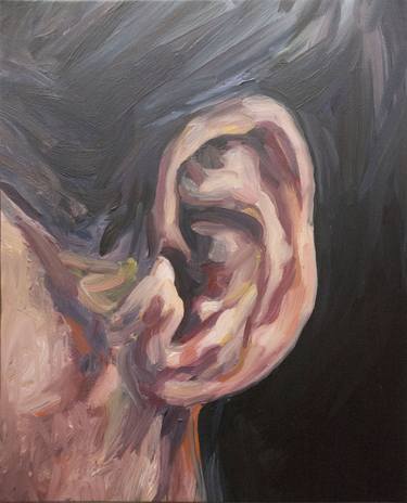 Ear - 6F- (oil on canvas). thumb