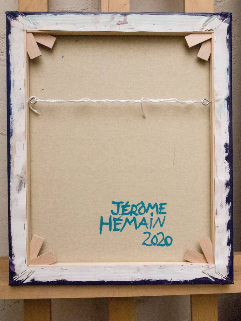 Original Documentary Pop Culture/Celebrity Painting by Romain Héjé