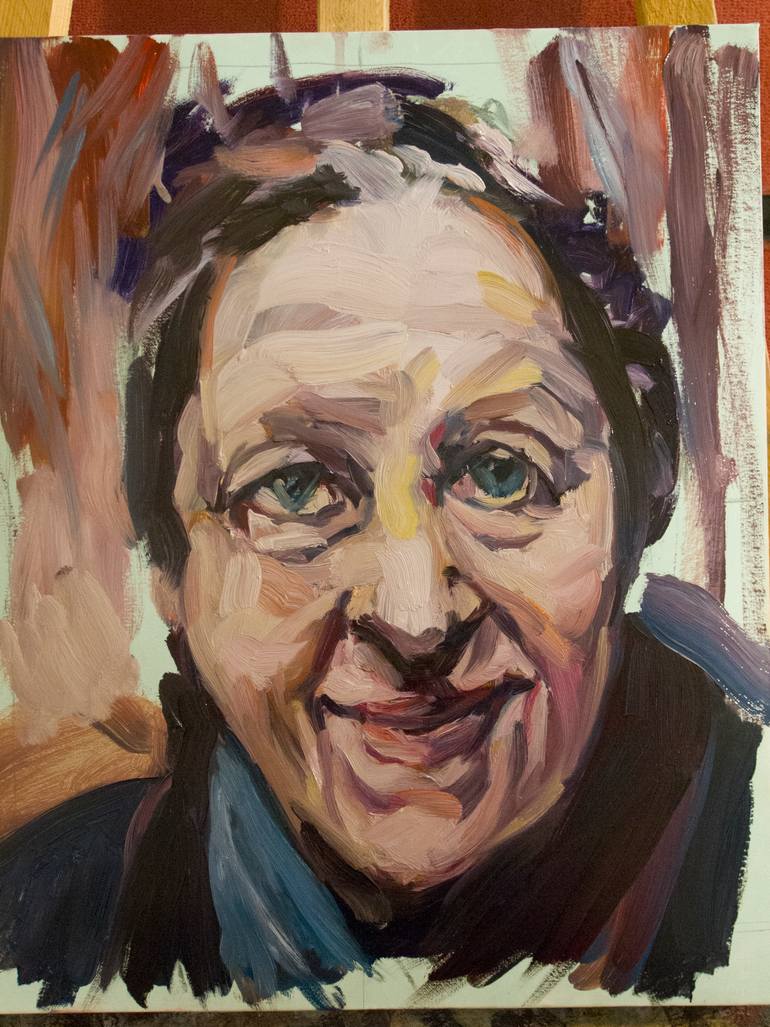 Original Documentary Pop Culture/Celebrity Painting by Romain Héjé