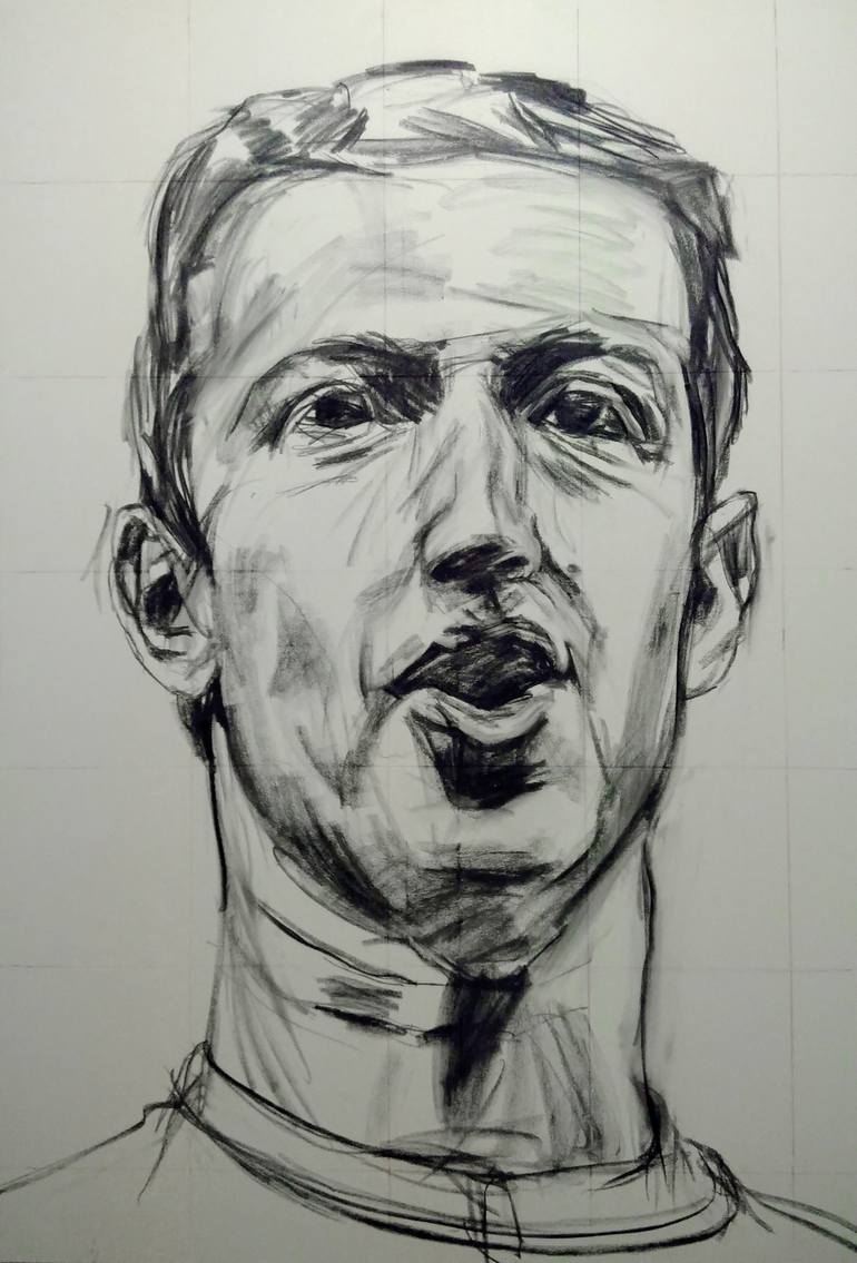 Original Expressionism Pop Culture/Celebrity Painting by Romain Héjé