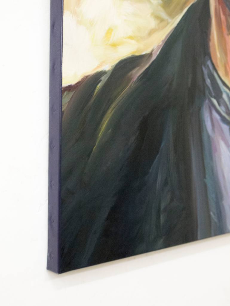 Original Documentary People Painting by Romain Héjé