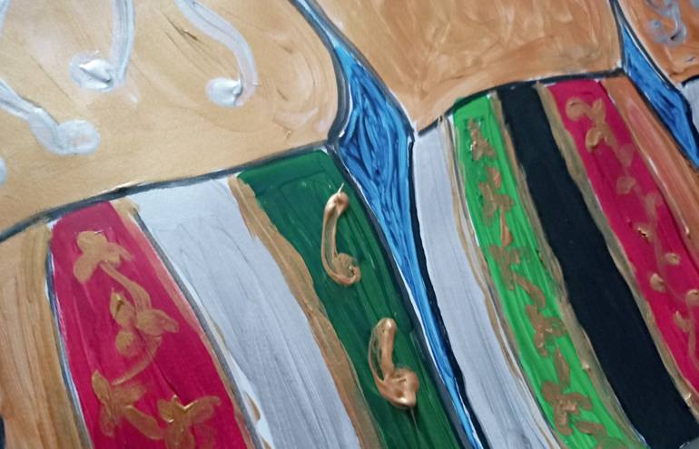 Original Art Deco Cinema Painting by A Gazkob