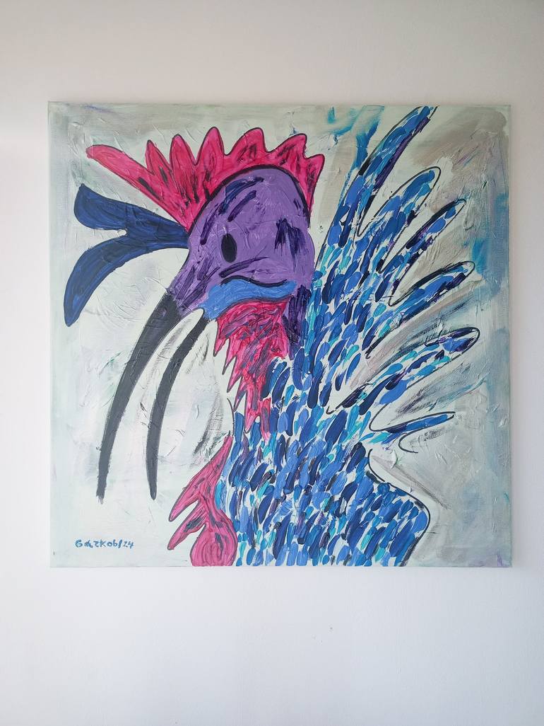 Original Animal Painting by A Gazkob