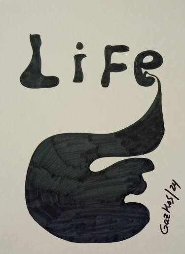 Original Black & White Time Drawings by A Gazkob